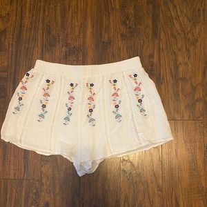 floral soft shorts